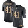 Nike Houston Texans #41 Zach Cunningham Black Men’s Stitched NFL Limited Gold Salute To Service Jersey