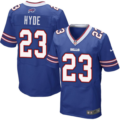 Nike NFL Buffalo Bills #23 Micah Hyde Elite Royal Blue Home Men’s Jersey