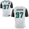 Men’s Jacksonville Jaguars #97 Malik Jackson White Road NFL Nike Elite Jersey