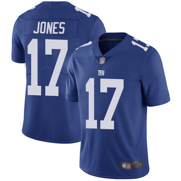 Giants #17 Daniel Jones Royal Blue Team Color Men’s Stitched Football Vapor Untouchable Limited Jersey