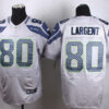 Nike Seattle Seahawks #80 Steve Largent Gray Elite Jersey