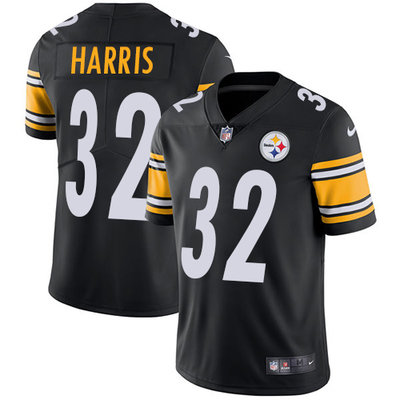 Men’s Nike Pittsburgh Steelers #32 Franco Harris Black Alternate Stitched NFL Vapor Untouchable Limited Jersey