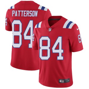 Men’s Nike New England Patriots #84 Cordarrelle Patterson Red Alternate Vapor Untouchable Limited Jersey