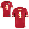 Men’s Kansas City Chiefs #4 Nick Foles Red Team Color Stitched NFL Nike Elite Jersey