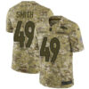 Nike Broncos #49 Dennis Smith Camo Men’s Stitched NFL Limited 2018 Salute To Service Jersey