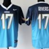 Nike San Diego Chargers #17 Philip Rivers Navy Blue/Light Blue Fadeaway Elite Jersey