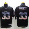 Nike Dallas Cowboys #33 Tony Dorsett 2014 USA Flag Fashion Black Elite Jersey