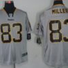 Nike Pittsburgh Steelers #83 Heath Miller Lights Out Gray Elite Jersey