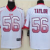 Nike New York Giants #56 Lawrence Taylor Drift Fashion White Elite Jersey