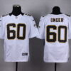 Nike New Orleans Saints #60 Max Unger White Elite Jersey