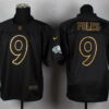 Nike Philadelphia Eagles #9 Nick Foles 2014 All Black/Gold Elite Jersey