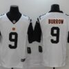 Men’s Cincinnati Bengals #9 Joe Burrow White 2020 Color Rush Stitched NFL Nike Limited Jersey