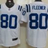 Nike Indianapolis Colts #80 Coby Fleener White Elite Jersey