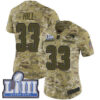 #33 Limited Jeremy Hill Camo Nike NFL Women’s Jersey New England Patriots 2018 Salute to Service Super Bowl LIII Bound