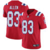 Nike New England Patriots #83 Dwayne Allen Red Alternate Men’s Stitched NFL Vapor Untouchable Limited Jersey