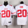Nike San Francisco 49ers #20 Perrish Cox White Elite Jersey