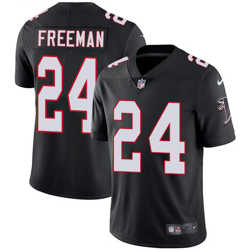 Nike Atlanta Falcons #24 Devonta Freeman Black Alternate Men’s Stitched NFL Vapor Untouchable Limited Jersey