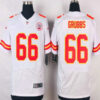 Men’s Kansas City Chiefs #66 Ben Grubbs White Road NFL Nike Elite Jersey