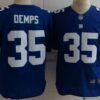 Nike New York Giants #35 Quintin Demps Blue Elite Jersey