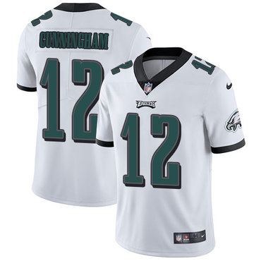 Nike Philadelphia Eagles #12 Randall Cunningham White Men’s Stitched NFL Vapor Untouchable Limited Jersey