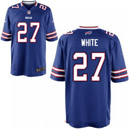 Men’s 2017 NFL Draft Buffalo Bills #27 Tre’Davious White Royal Blue Team Color Stitched NFL Nike Elite Jersey