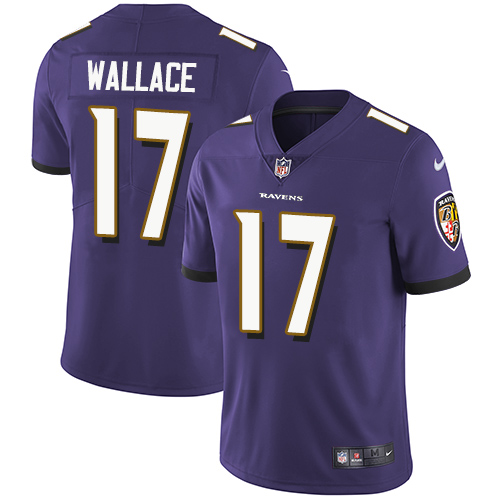 Nike Baltimore Ravens #17 Mike Wallace Purple Team Color Men’s Stitched NFL Vapor Untouchable Limited Jersey