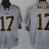 Nike Pittsburgh Steelers #17 Mike Wallace Lights Out Gray Elite Jersey