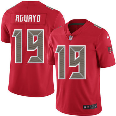 Nike Tampa Bay Buccaneers #19 Roberto Aguayo Red Men’s Stitched NFL Limited Rush Jersey
