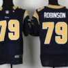 Nike St. Louis Rams #79 Greg Robinson Navy Blue Elite Jersey