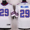 Men’s Buffalo Bills #29 Karlos Williams White Road NFL Nike Elite Jersey