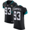 Nike Jacksonville Jaguars #93 Calais Campbell Black Alternate Men’s Stitched NFL Vapor Untouchable Elite Jersey