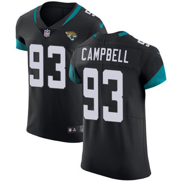Nike Jacksonville Jaguars #93 Calais Campbell Black Alternate Men’s Stitched NFL Vapor Untouchable Elite Jersey