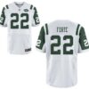 Men’s New York Jets #22 Matt Forte Williams White Road NFL Nike Elite Jersey