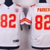 Men’s Kansas City Chiefs #82 Brian Parker White Road NFL Nike Elite Jersey