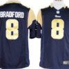 Nike St. Louis Rams #8 Sam Bradford Navy Blue Game Jersey