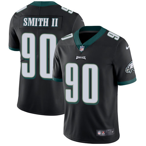 Nike Philadelphia Eagles #90 Marcus Smith II Black Alternate Men’s Stitched NFL Vapor Untouchable Limited Jersey