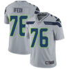 Nike Seattle Seahawks #76 Germain Ifedi Grey Alternate Men’s Stitched NFL Vapor Untouchable Limited Jersey