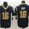 Men’s Nike Los Angeles Rams #16 Jared Goff Navy Vapor Untouchable Player Limited Jersey