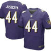 Baltimore Ravens #44 Kyle Juszczyk Purple Team Color NFL Nike Elite Jersey