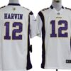 Nike Minnesota Vikings #12 Percy Harvin White Game Jersey