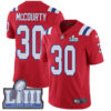 #30 Limited Jason McCourty Red Nike NFL Alternate Men’s Jersey New England Patriots Vapor Untouchable Super Bowl LIII Bound