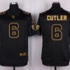 Nike Bears #6 Jay Cutler Black Men’s Stitched NFL Elite Pro Line Gold Collection Jersey