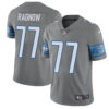 Nike Detroit Lions #77 Frank Ragnow Gray Men’s Stitched NFL Limited Rush Jersey