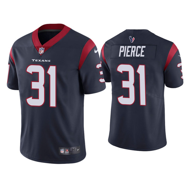 Men’s Houston Texans #31 Dameon Pierce Navy Vapor Untouchable Limited Stitched Jersey