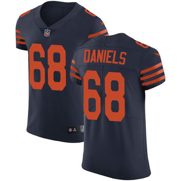 Nike Chicago Bears #68 James Daniels Navy Blue Alternate Men’s Stitched NFL Vapor Untouchable Elite Jersey