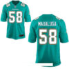 Men’s Miami Dolphins #58 Rey Maualuga Green Team Color Stitched NFL Nike Game Jersey
