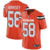 Nike Browns #58 Christian Kirksey Orange Alternate Men’s Stitched NFL Vapor Untouchable Limited Jersey