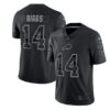 Men’s Buffalo Bills #14 Stefon Diggs Black Reflective Limited Stitched Football Jersey