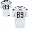 Men’s San Diego Chargers #89 James Jone White Road Stitched NFL Nike Elite Jersey