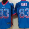 Nike Buffalo Bills #83 Andre Reed Drift Fashion Blue Elite Jersey